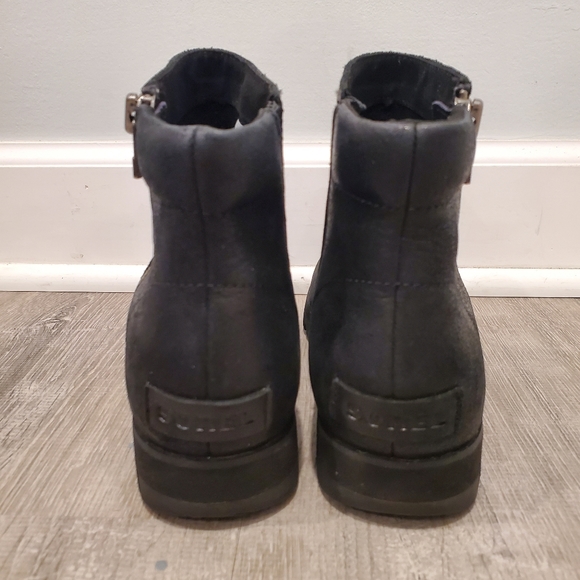 Sorel Harlow Black Leather Waterproof Boot - Picture 4 of 6